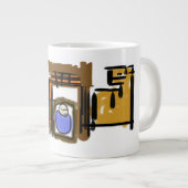 Jezus is geboren grote koffiekop (Voorkant rechts)