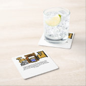 Jezus is geboren kartonnen onderzetters (Insitu)