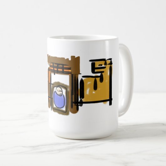 Jezus is geboren koffiemok (Voorkant rechts)