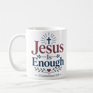 Jezus Is Genoeg Christelijk Geloof Citaat Koffiemok