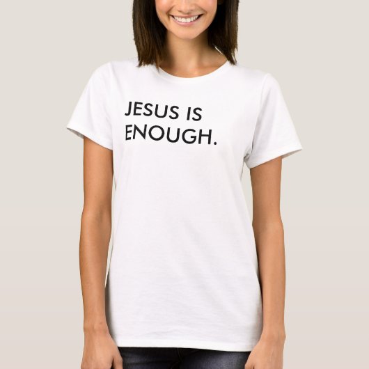 Jezus is genoeg vrouwen T-shirt (Voorkant)