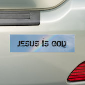 Jezus is God Bumpersticker (Op auto)