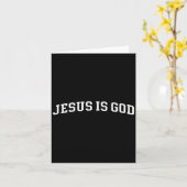 Jezus Is God Kaart (Gele Bloem)