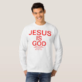 Jezus is God T-shirt (Voorkant volledig)