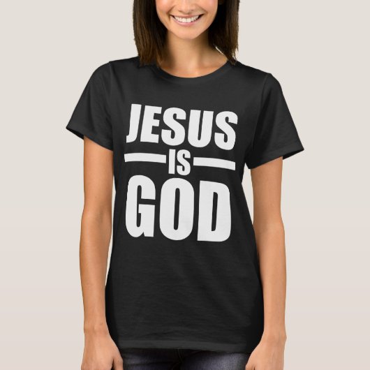 Jezus is God T-shirt (Voorkant)
