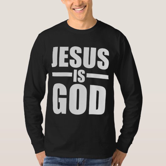 Jezus is God T-shirt (Voorkant)