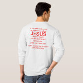 Jezus is God T-shirt (Achterkant volledig)