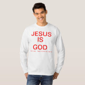 Jezus is God T-shirt (Voorkant volledig)