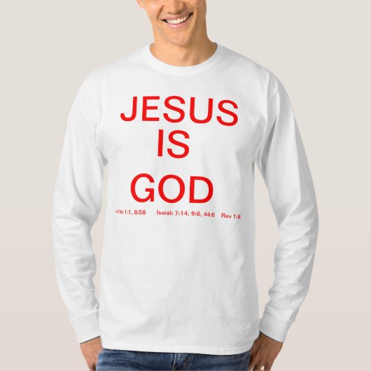 Jezus is God T-shirt (Voorkant)