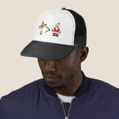 Jezus is groter dan de Kerstman Trucker Pet (In situ)
