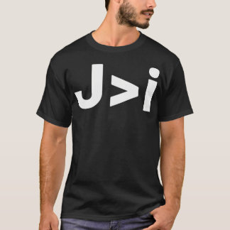 Jezus is groter dan ik, Hij is het symbool van Chr T-shirt