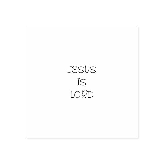 JEZUS IS HEER 2 bij 2_ Rubberstempel (Afrduk)