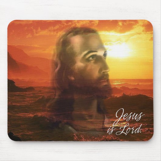 Jezus is Heer A4 Mousepad Muismat (Voorkant)