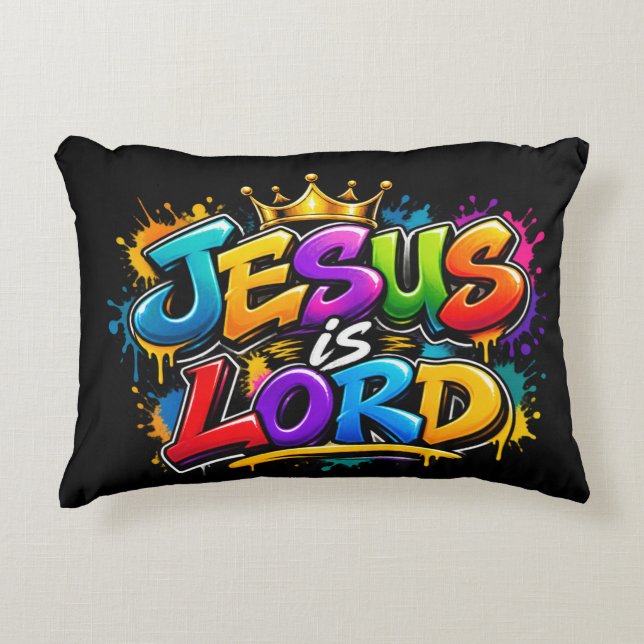 Jezus is Heer Accent Kussen (Voorkant)