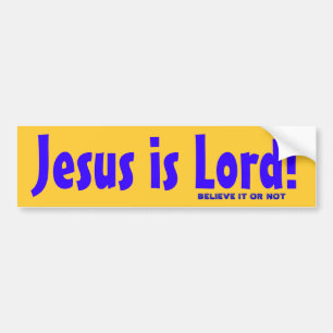 Jezus is Heer! Bumpersticker
