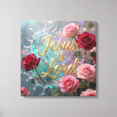 Jezus is Heer Canvas Afdruk (Voorkant)