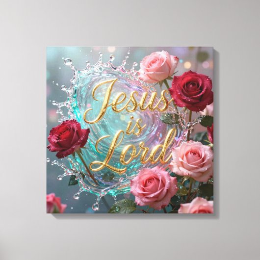 Jezus is Heer Canvas Afdruk (Voorkant)