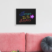 Jezus is HEER Christelijk Canvas Afdruk (Insitu (Woonkamer))