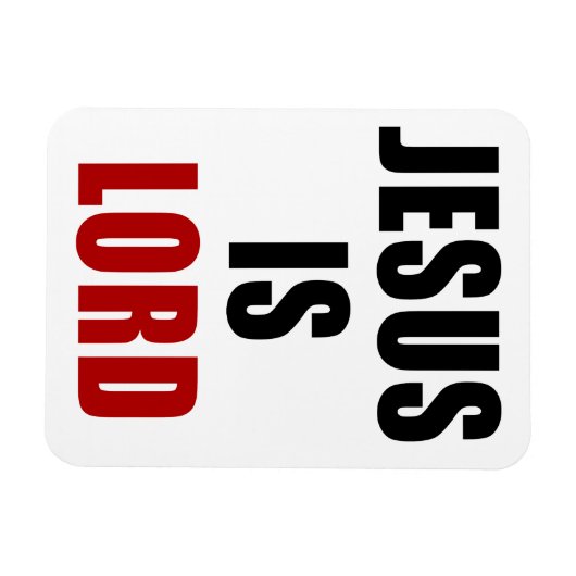 JEZUS is Heer - Christelijk Geloof Magneet (Horizontaal)