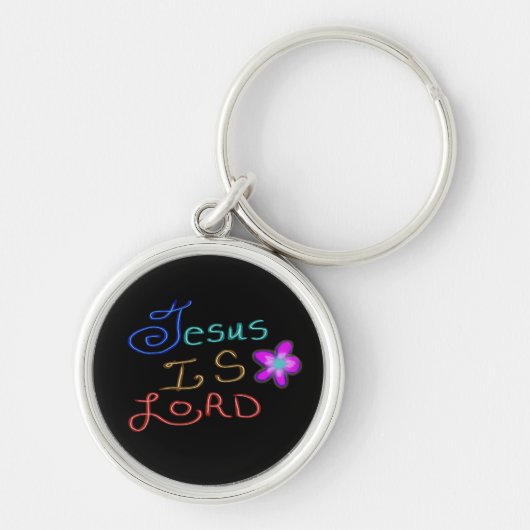 Jezus is HEER Christelijk  Sleutelhanger (Voorkant)