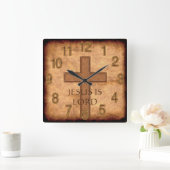 Jezus is Heer of JOUW TEKST Christelijke klokken (Huis)