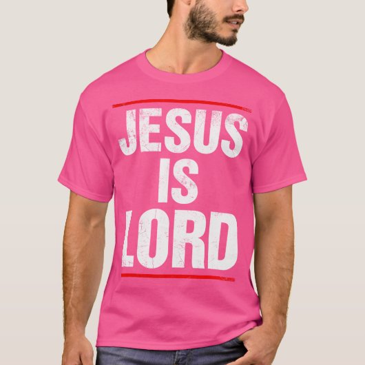 Jezus is Heer Retro T-shirt (Voorkant)