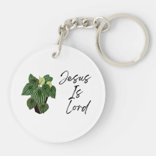 Jezus is Heer Ronde Acryl Sleutelhanger, Sleutelhanger