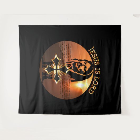 Jezus Is Heer Wandkleed (Voorkant (horizontaal))