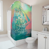 Jezus is het Anker Douchegordijn (In situ)