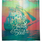 Jezus is het Anker Douchegordijn (Voorkant)