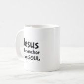 Jezus is het anker van mijn mok (Voorkant links)