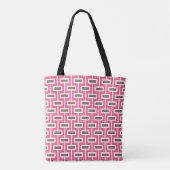 Jezus is het antwoord op roze retro-Tas Tote Bag