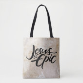 Jezus is het beledigen van religieuze kalligrafie tote bag (Voorkant)