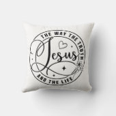 Jezus is het beste cadeau ooit Christelijk Kerstmi Kussen (Achterkant)