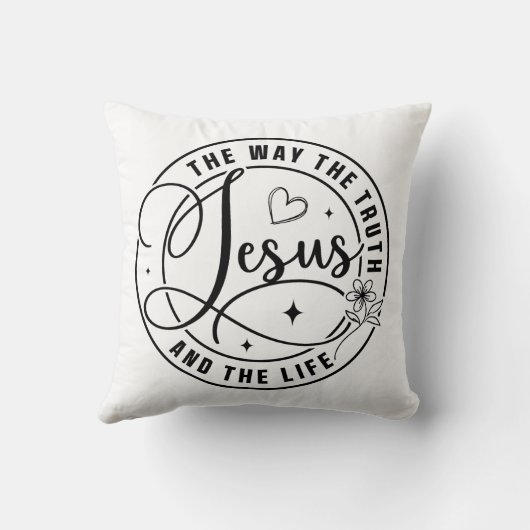 Jezus is het beste cadeau ooit Christelijk Kerstmi Kussen (Achterkant)