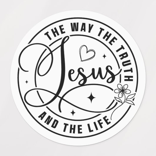 Jezus is het beste cadeau ooit Christelijk Kerstmi Labels (Design 2)