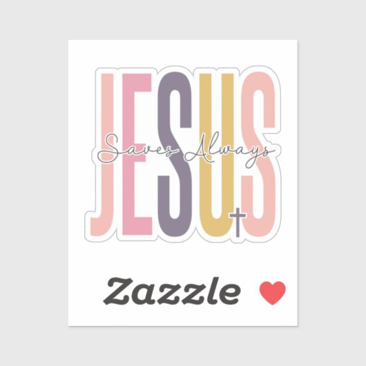 Jezus is het beste cadeau ooit Christelijk Kerstmi Sticker (Vel)