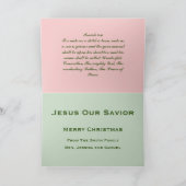 Jezus is het beste cadeau voor kerst Christelijk Kaart (Binnen)