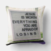 Jezus is het Christelijke gebaar Kussen (Achterkant)