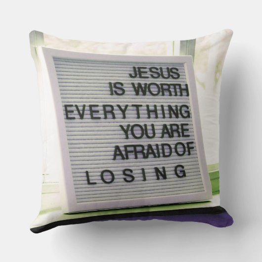 Jezus is het Christelijke gebaar Kussen (Achterkant)