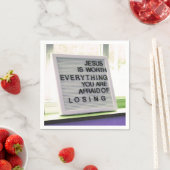 Jezus is het Christelijke gebaar Servet (Insitu)