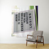 Jezus is het Christelijke gebaar Wandkleed (In situ)