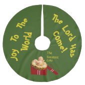 Jezus is "Het grootste geschenk!" op een Kerstboom Rok (Voorkant)