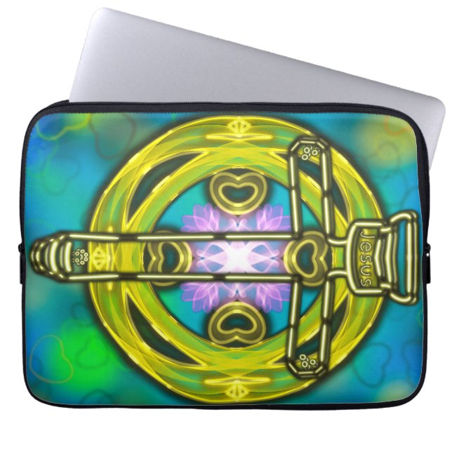 Jezus is het licht dat ik zoek  laptop sleeve (Voorkant)
