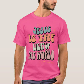 Jezus is het licht van de wereld Johannes 812 T-shirt