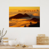 "Jezus is het licht van de wereld" Poster (Keuken)