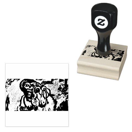 Jezus is het licht van de wereld rubberstempel (Gestempeld)