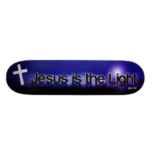 Jezus is het lichte Skateboarddek Persoonlijk Skateboard