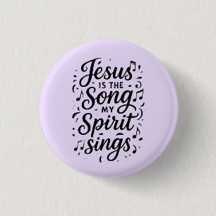 Jezus is het Lied Ronde Button 3,2 Cm