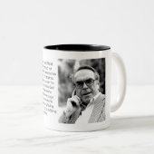 Jezus is het menselijk gezicht van God - Jürgen Mo Tweekleurige Koffiemok (Voorkant rechts)